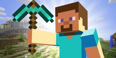 Image of the video game MineCraft.
