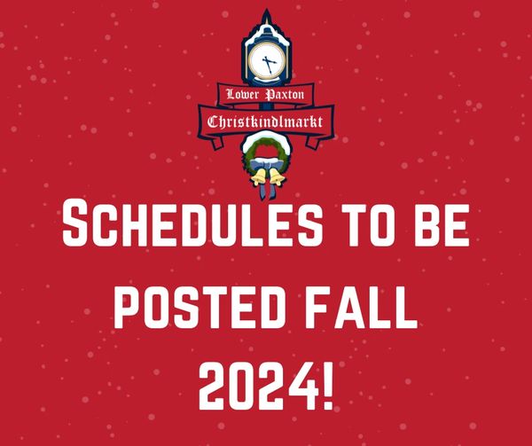 Schedules to be posted in fall 2024