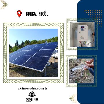 bursa güneş enerjisi ile sulama