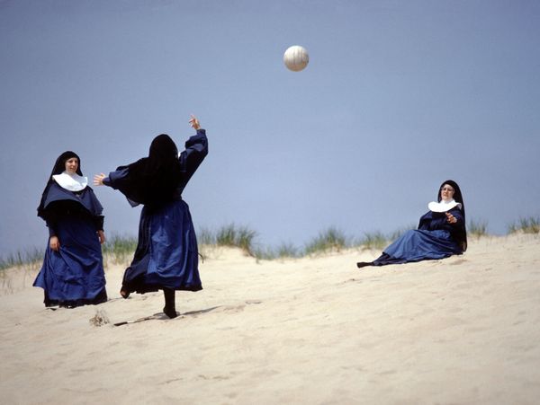 Provincetown, MA Beach - Circa 1968. Brazillian Nuns - Rejoice!