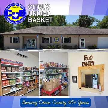 citrus County Shop Inverness FL Citrus United Basket thrift store food pantry money electric help