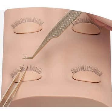 Eyelash Extension Practice Mannequin Face With Removable Eyes