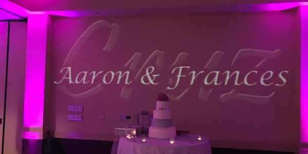 Gobos or monograms as often referred to are a great way to show off the class at your special event.