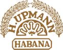 Vintage H. Upmann Habana cigar logo with laurel wreath.