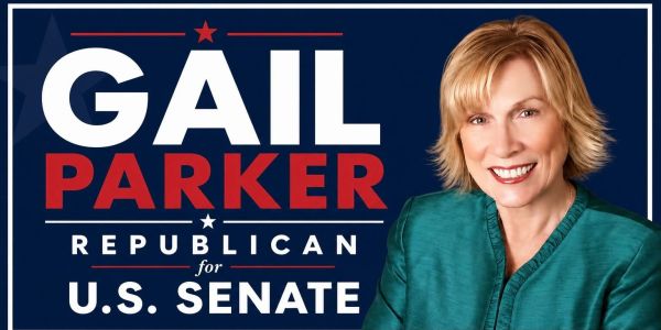 Campaign poster for Glenda Gail Parker, Republican U.S. Senate candidate.