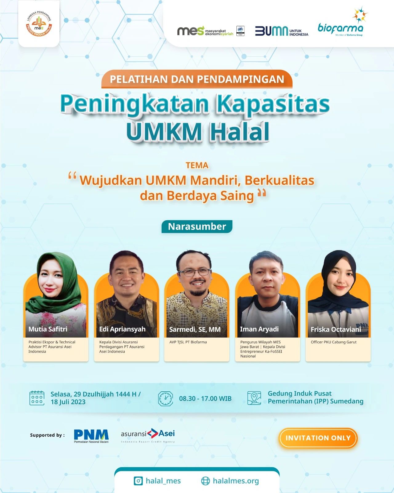 Capacity Building for Halal Products, MSME ready to export 2023