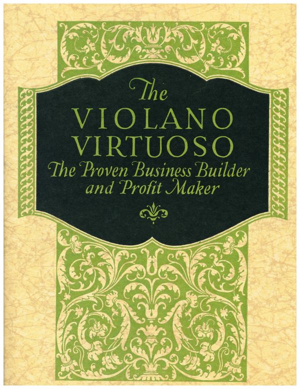 Marketing Pamphlet - The Violano Virtuoso The Proven Business Builder and Profit Maker