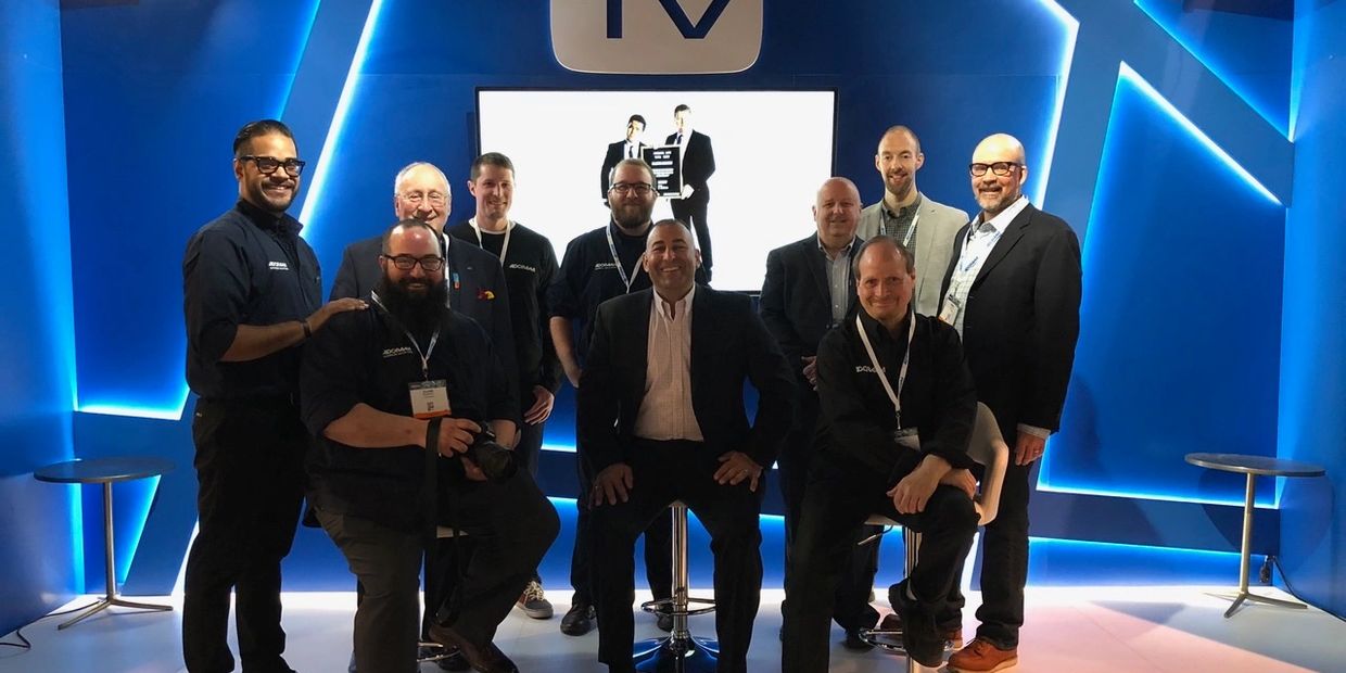 John Kaloukian and team at an event.