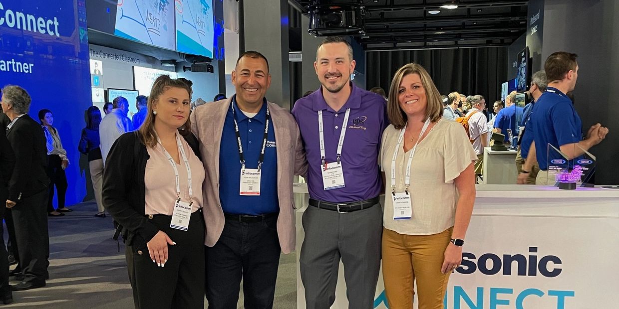 John Kaloukian with colleagues at Panasonic Connect Event