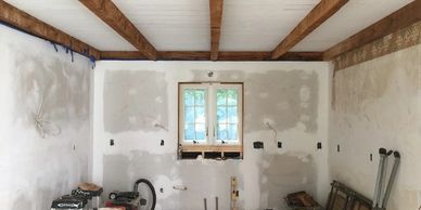 interior room in a house being remeled
