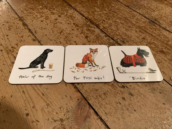 Melamine coasters - £4 each