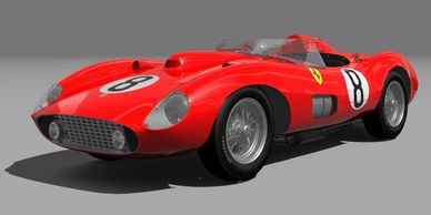 Ferrari_315s_Le_Mans
3D race car for racing simulators. (Assetto Corsa).