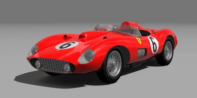 Ferrari_335s_Le_Mans
3D race car for racing simulators. (Assetto Corsa).