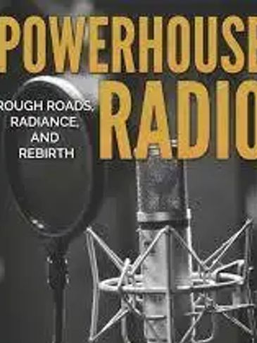 Microphone setup with "POWERHOUSE RADIO" text.
