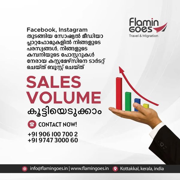 Boost your sales volume with expert social media management on Facebook and Instagram. Contact Flamin Goes today!