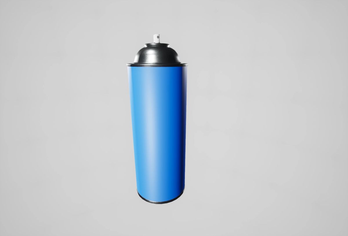 Spray Can 3D Model   Rs=w 1200,h 1200