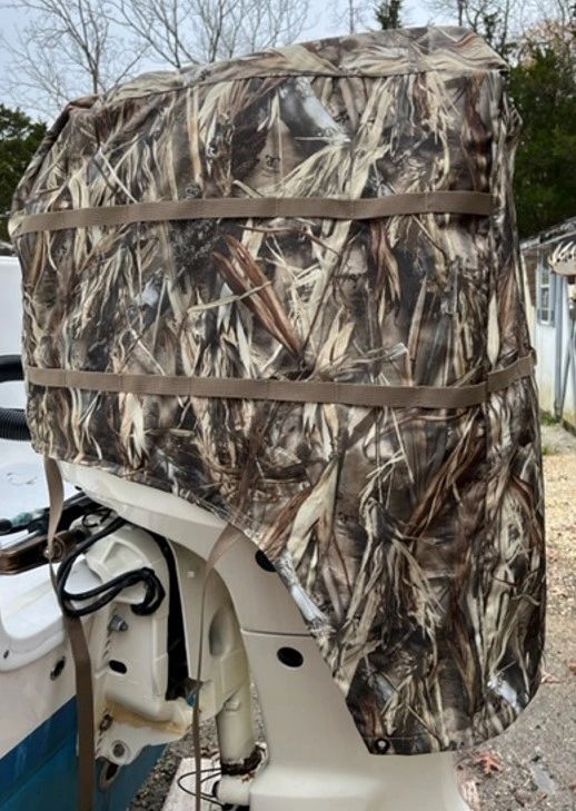 Universal Large Size Duck Boat Motor / Engine Cover by Custom Decoy Bags