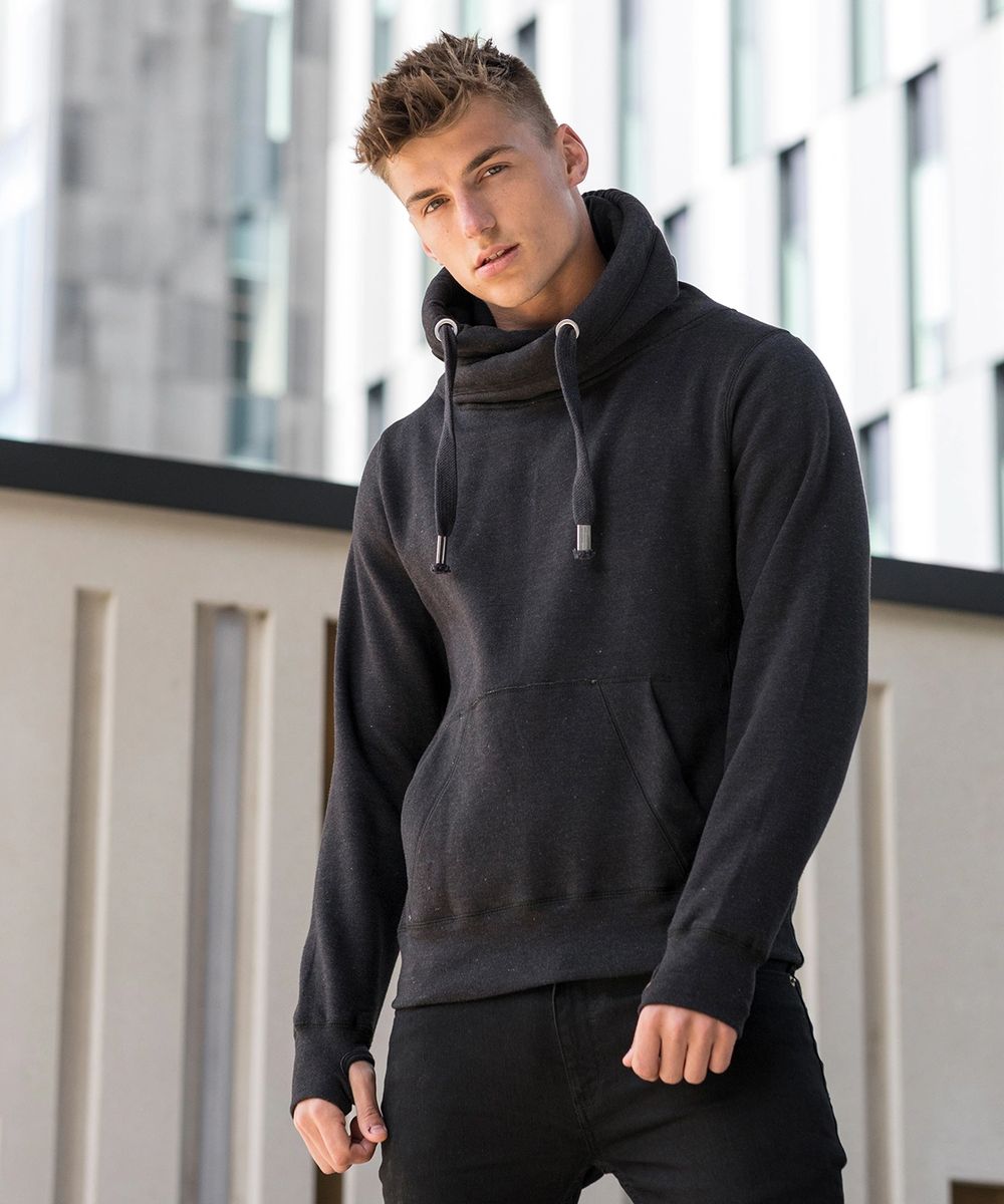 Jh021 cross neck hoodie sale