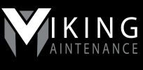 Logo with stylized 'V' and text 'Viking Maintenance'.