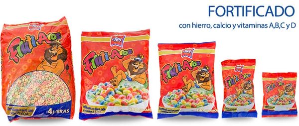 FRUTIAROS EL REY - 4 lb	CAJA	6/4 g	10.89 kg FRUTIAROS EL REY - 290 g	CAJA	32/290 g	9.28 kg FRUTIAROS