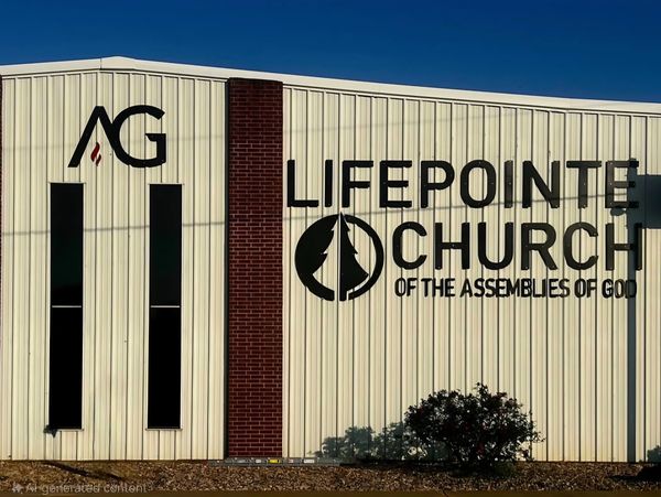 LifePointe Church building in Crockett, TX This project highlights our expertise in commercial metal