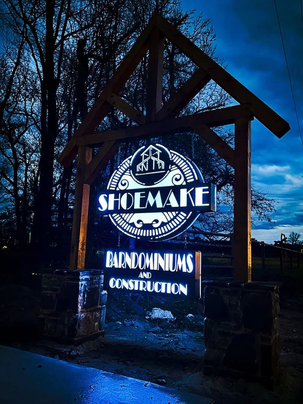 metal sign, LED, neon, metal double side sign