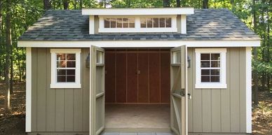 Image of a new and clean shed.