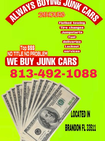 I offer flatbed towing service aside fro tire changes , jumpstarts,fuel deliveries ,and lockout serv