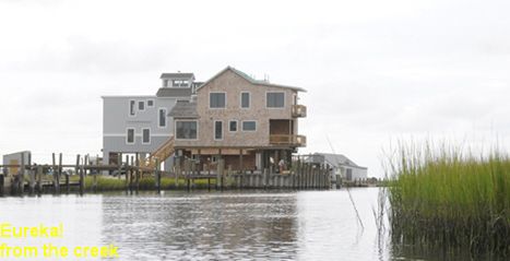 View from the Creek, looking North