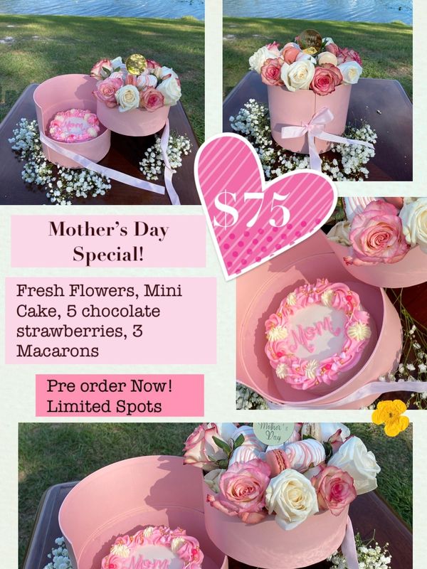 Mother’s Day cake options. Mother’s Day treats