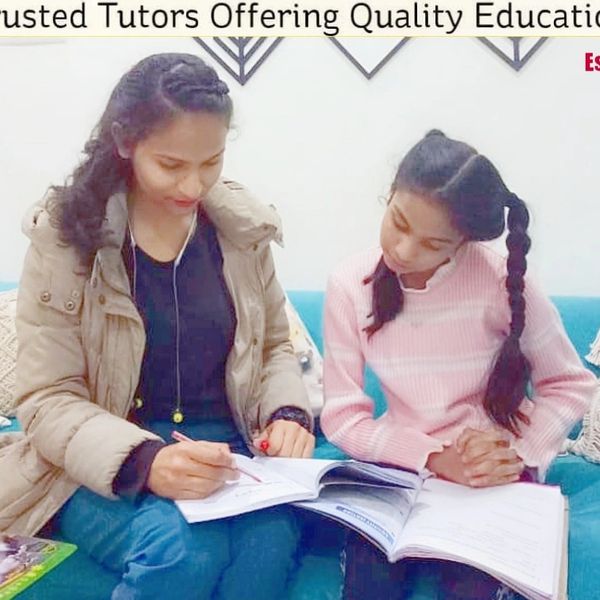 Female Lady Home Tutor with Student during class at BPL Home Tutor. Home Tutor Near Me in Bhopal