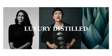 Portraits of Carla Fernández and Daniela Soto-Innes, contemporary leaders in Mexican fashion and cui