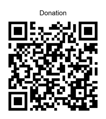 A QR code labeled 'Donation' for digital contributions.