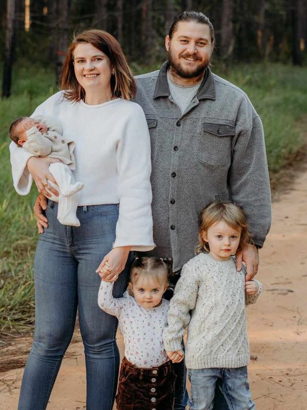 Russell and his family