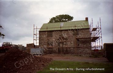 The Drovers Arms During Refurbishment