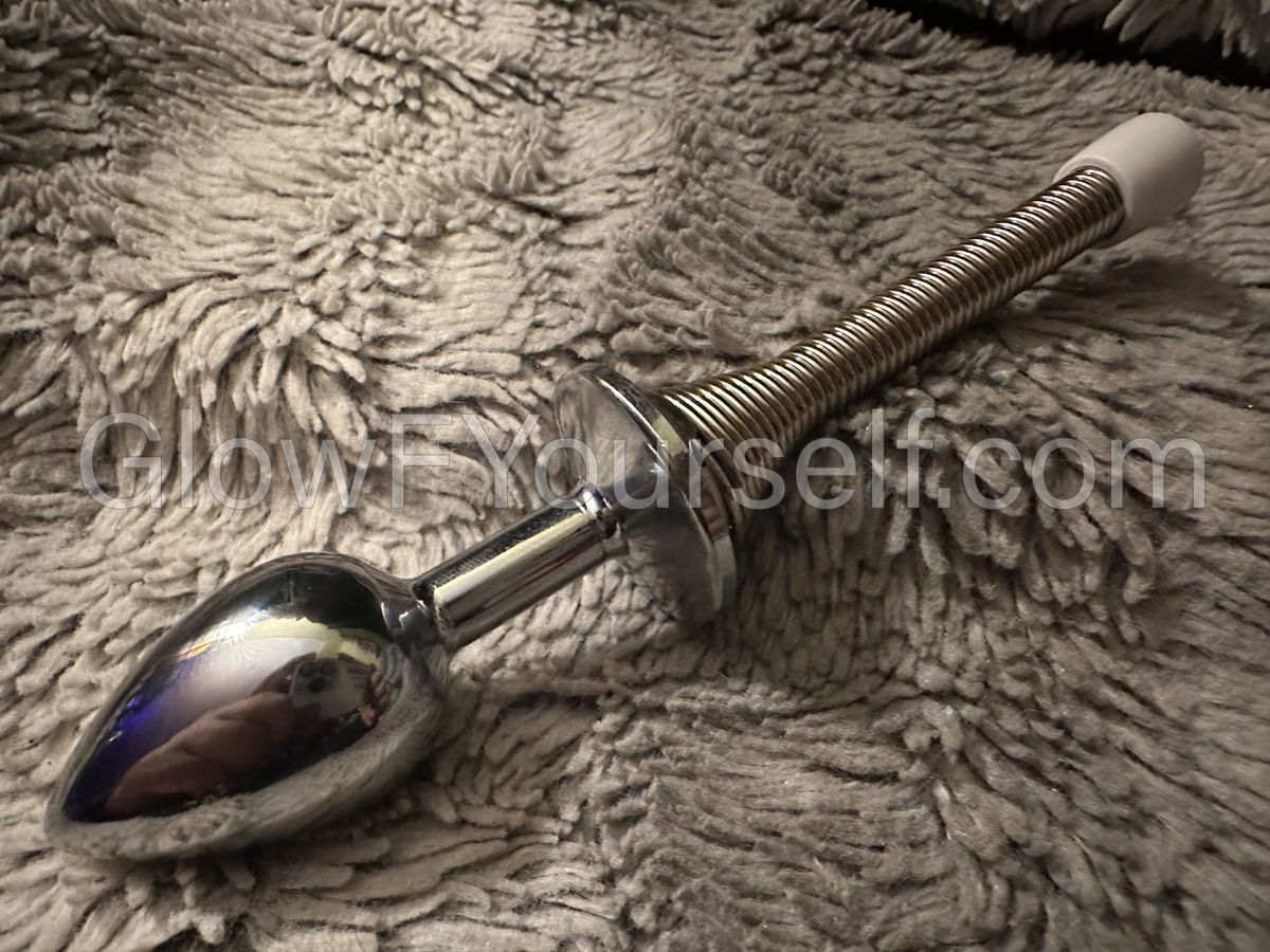 ankles to anal plug locking bondage kit Cute Bow-Knot Stainless Steel Butt Plug with Faux Fur Tail Animal Cosplay –  sexymaker main image 0