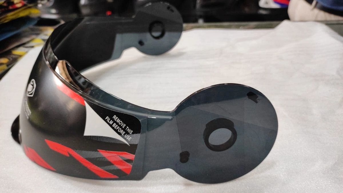 VISOR STEELBIRD SBH-40 AERONAUTICS BLACK