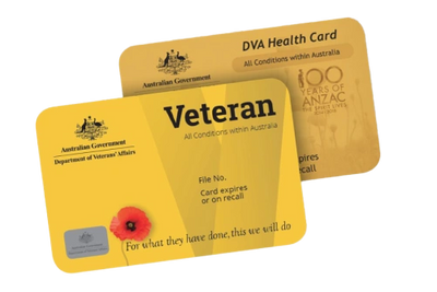 Australian DVA Gold Card Signifying Funding Available For Addiction Recovery Programs