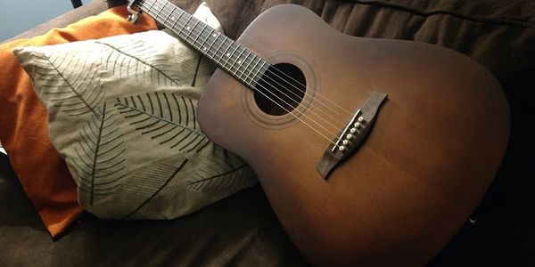 Ibanez Acoustic guitar repaired cracked headstock