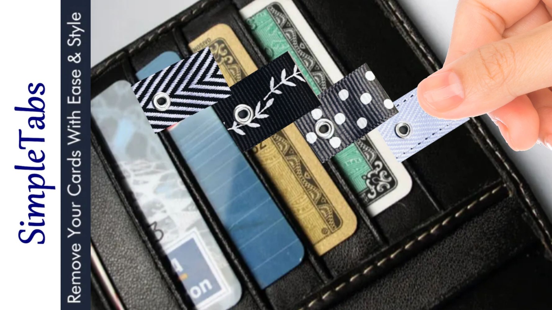 SimpleTabsByDesign Wallet Organizer, Online Store, Pull Tabs