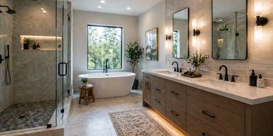 Newly renovated bathroom