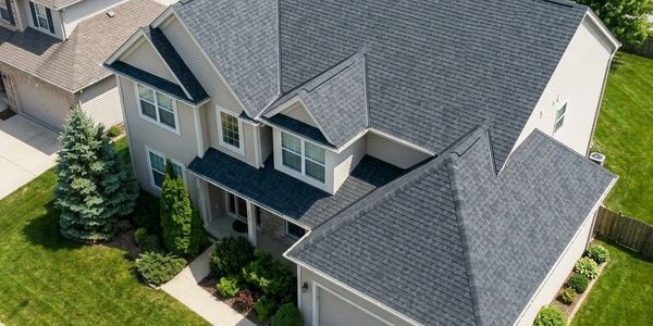 Large home with new roof