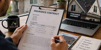 Roof insurance contract review