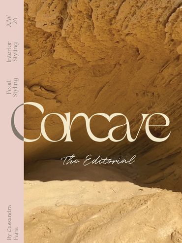 Concave A/W 24
Food, Interior and Fashion styling Editorial inspired by caves and rocks of Australia