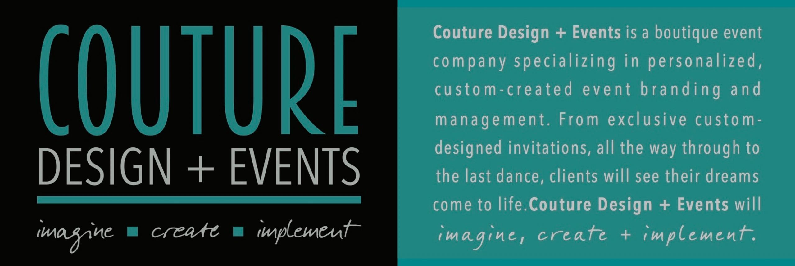 Couture Design + Events Home