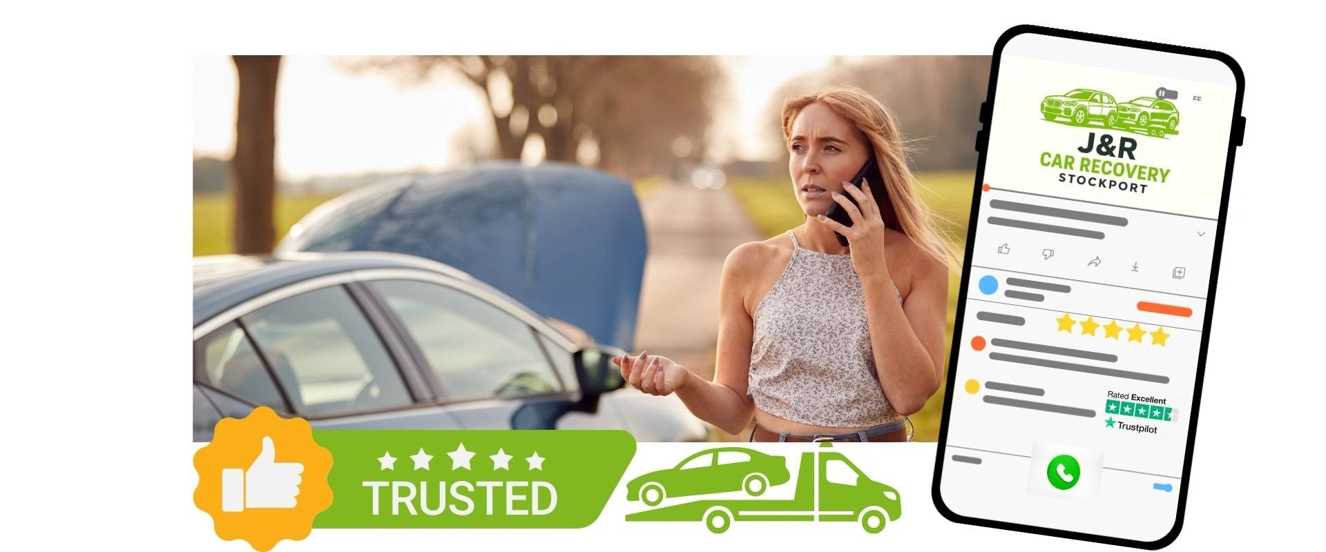 Vehicle transport service Greater Manchester car collection delivery professional recovery