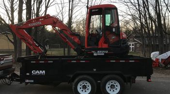 Dump trailer to remove the stumps for disposal
Stump Removal Services, Atkinson NH 