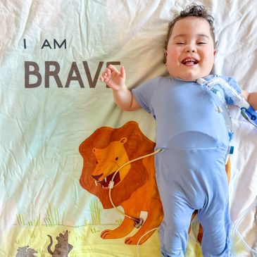 Brave continues to face challenges as scars from the life threatening battles he overcame! 
