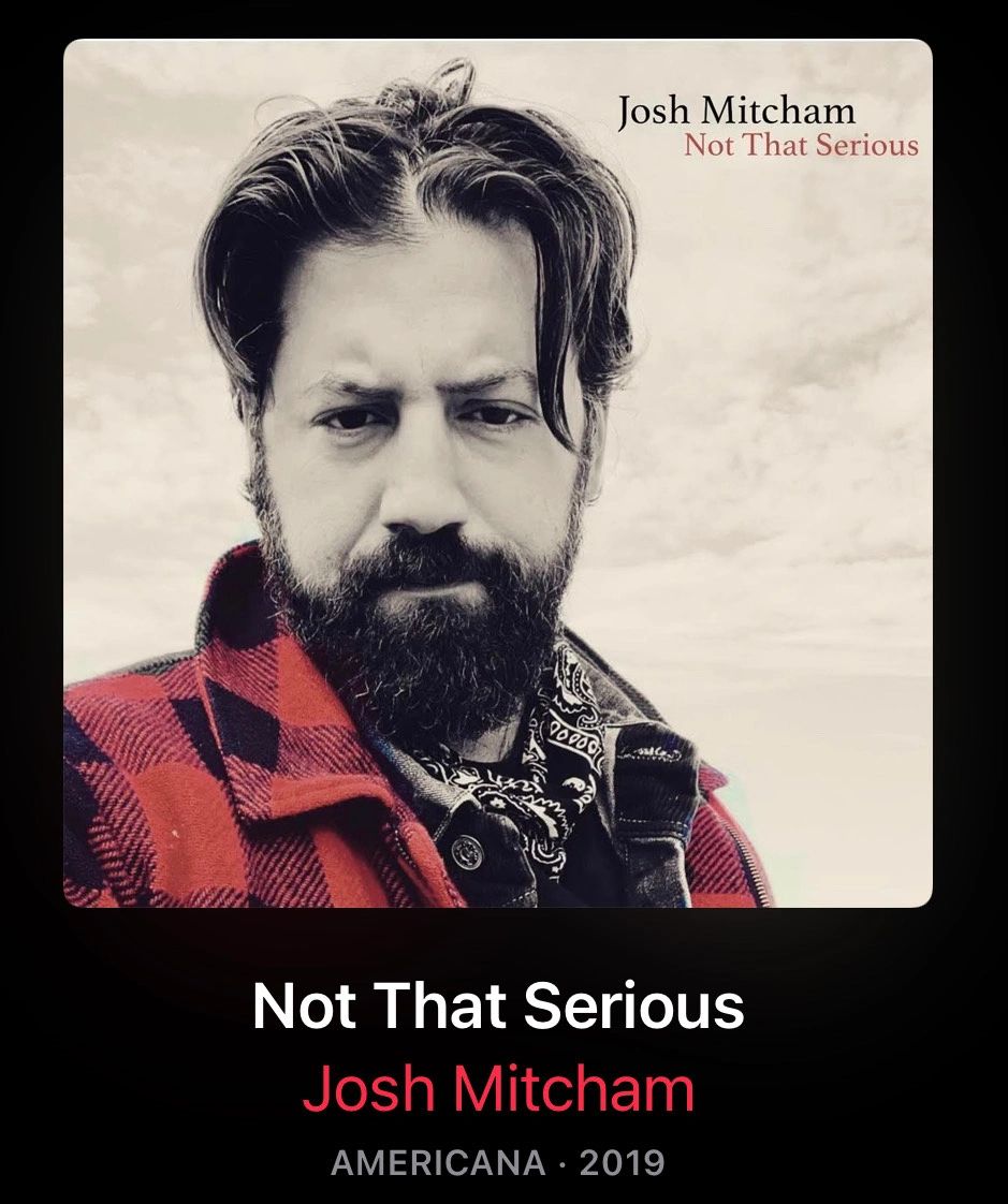 If you haven't already, go check out Josh Mitcham's last solo record "Not That Serious" on all platf