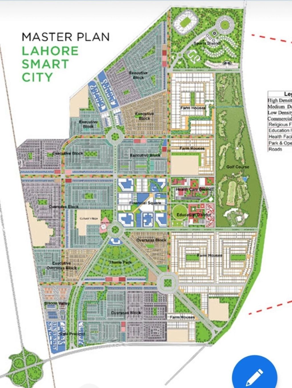 #LahoreSmartCity Map 